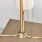 Beaumont 3 light shaded chandelier by TheChandelierCo featuring elegant light shades and a stylish hanging design.