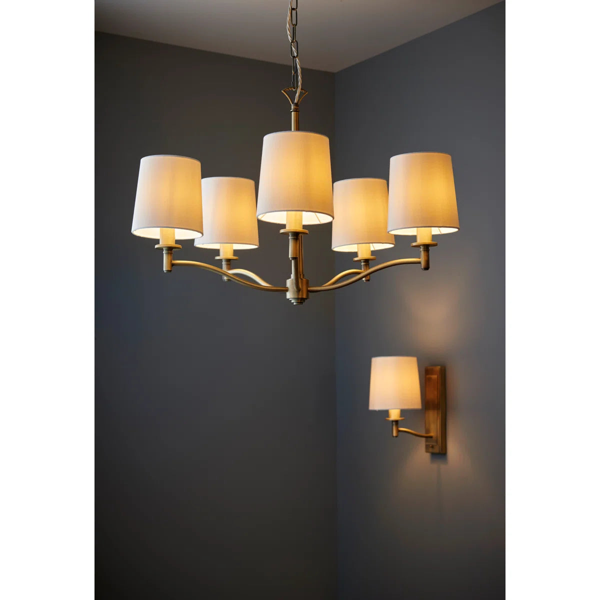 Beaumont 5-Light Shaded Chandelier
