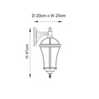 41cm H Outdoor Wall Lantern