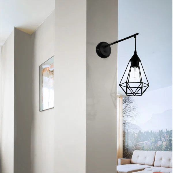 Steel Armed Sconce