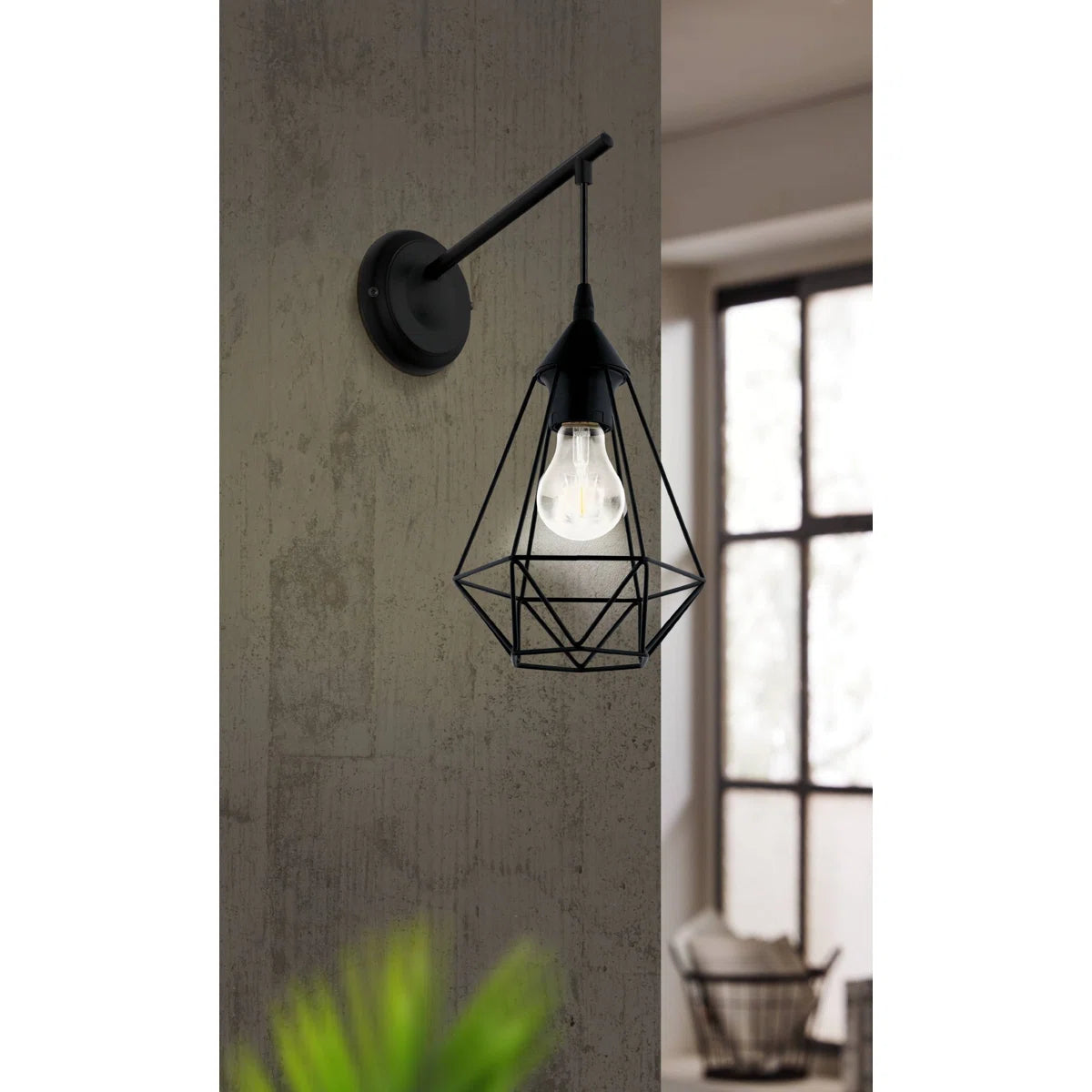 Steel Armed Sconce