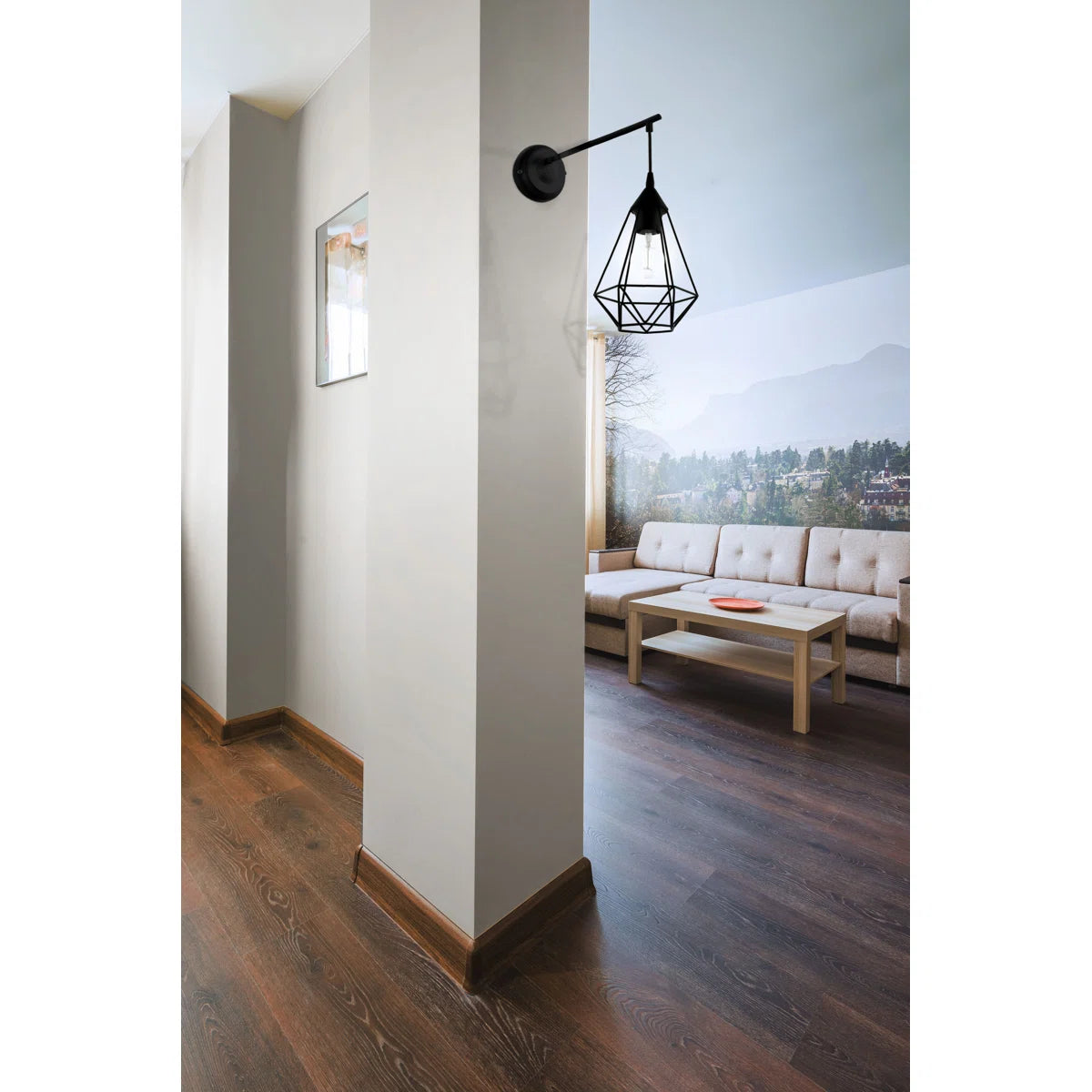 Steel Armed Sconce