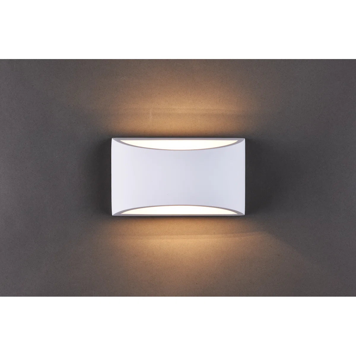 Blandford flush mounted sconce by TheChandelierCo featuring a sleek, modern design with a glass shade and brushed metal finish.