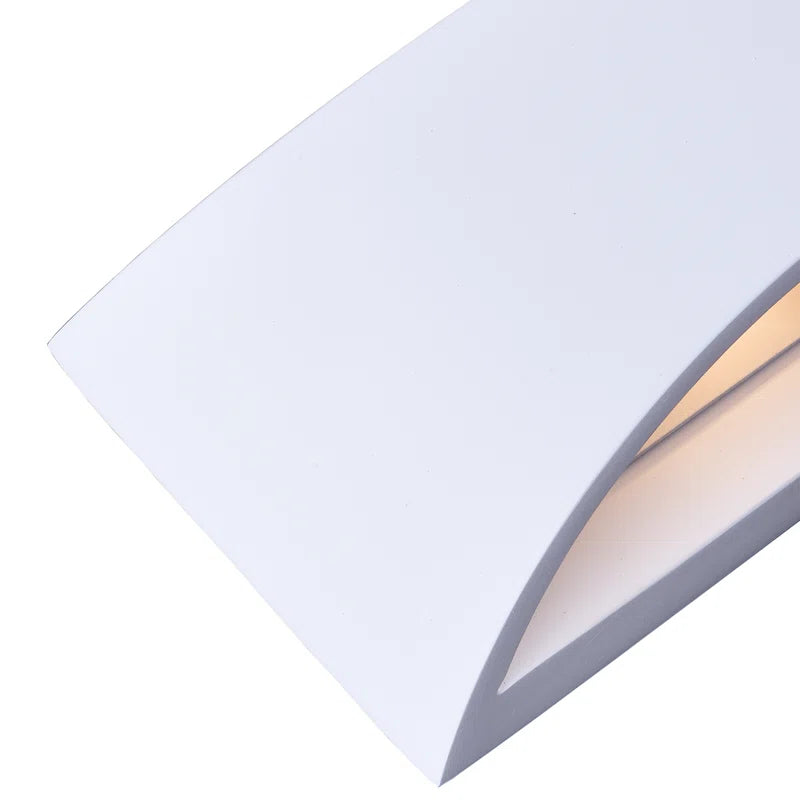 Elegant Blandford flush mounted sconce by TheChandelierCo featuring a sleek modern design and brushed metal finish.