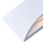 Elegant Blandford flush mounted sconce by TheChandelierCo featuring a sleek modern design and brushed metal finish.