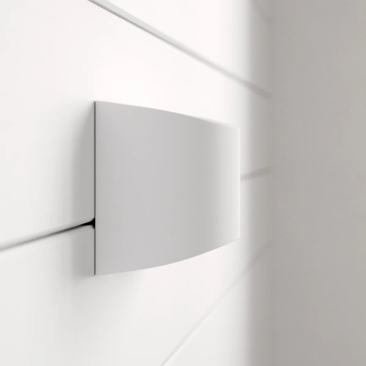 Blandford flush mounted sconce by TheChandelierCo, featuring a sleek design with a brass finish and frosted glass shade.