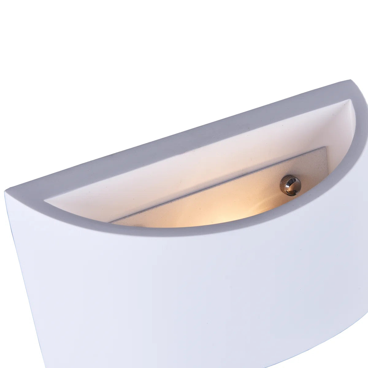Blandford flush mounted sconce by TheChandelierCo, featuring a sleek design with a metallic finish and elegant glass shade.