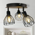 3-Light 22cm Semi Flush Mount