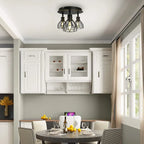 3-Light 22cm Semi Flush Mount