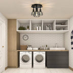 3-Light 22cm Semi Flush Mount