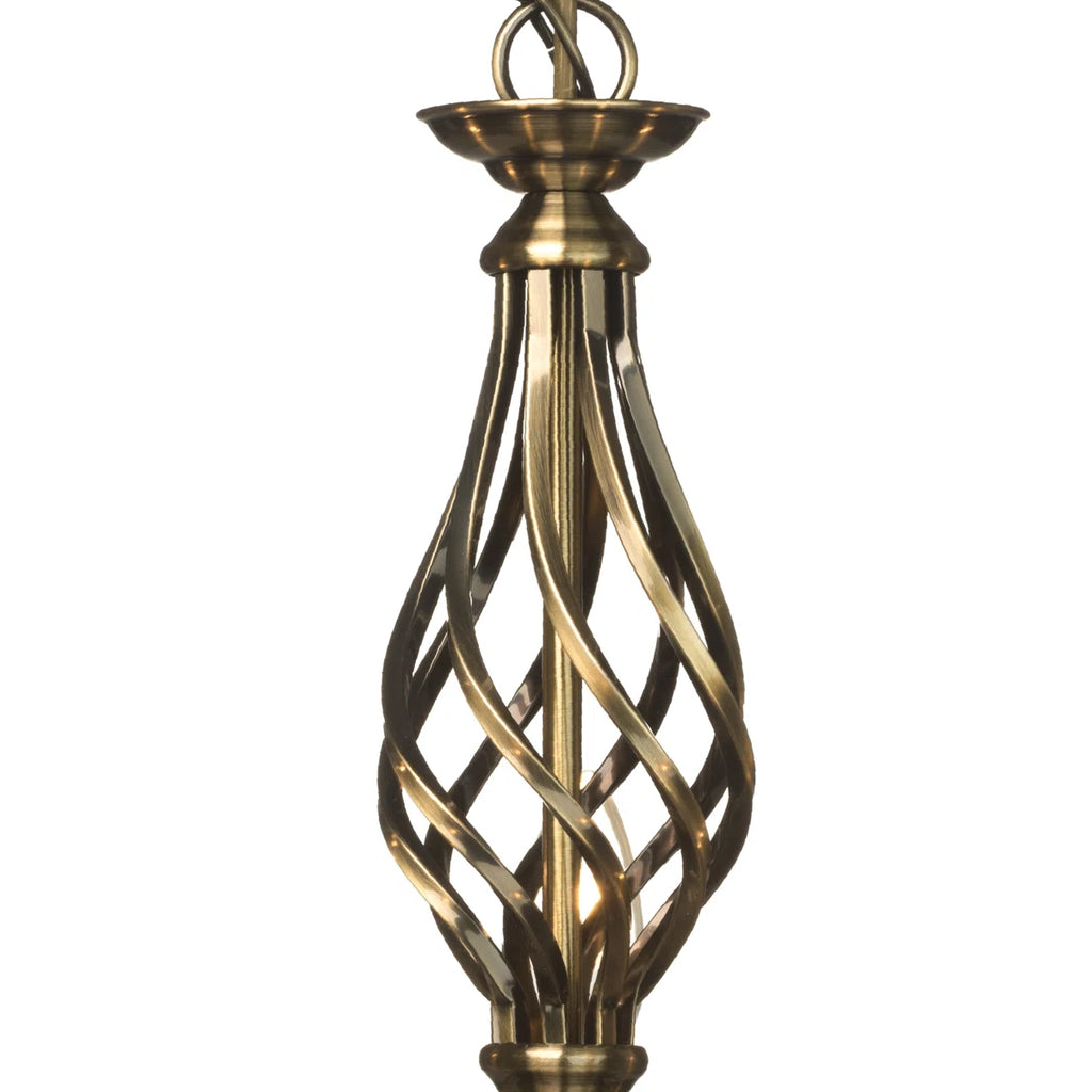 Campbellsburg 5-light twist shaded chandelier by TheChandelierCo featuring alabaster-style glass and elegant lighting design.