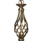 Campbellsburg 5-light twist shaded chandelier by TheChandelierCo featuring alabaster-style glass and elegant lighting design.