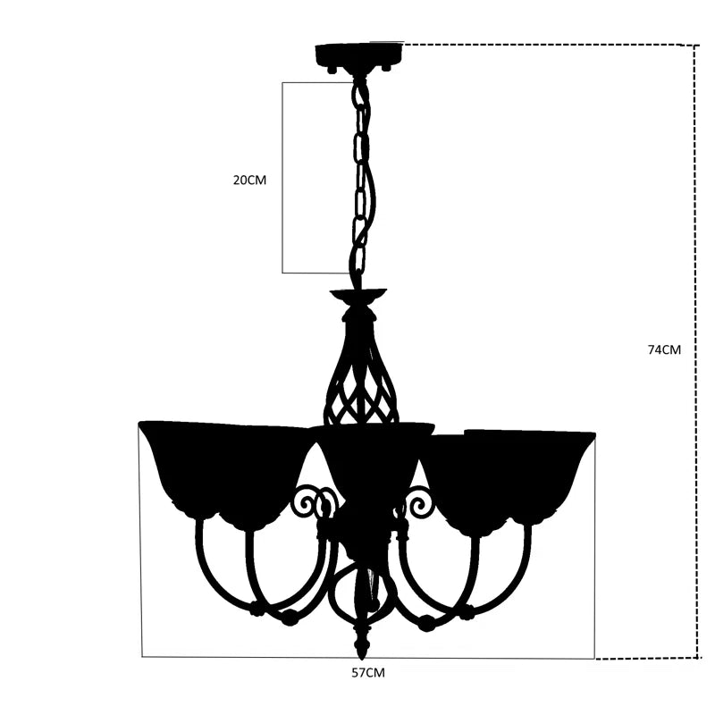 Campbellsburg 5-light twist shaded chandelier with alabaster-style glass by TheChandelierCo, featuring elegant curved design and warm lighting