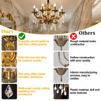 8 Lights Chandelier