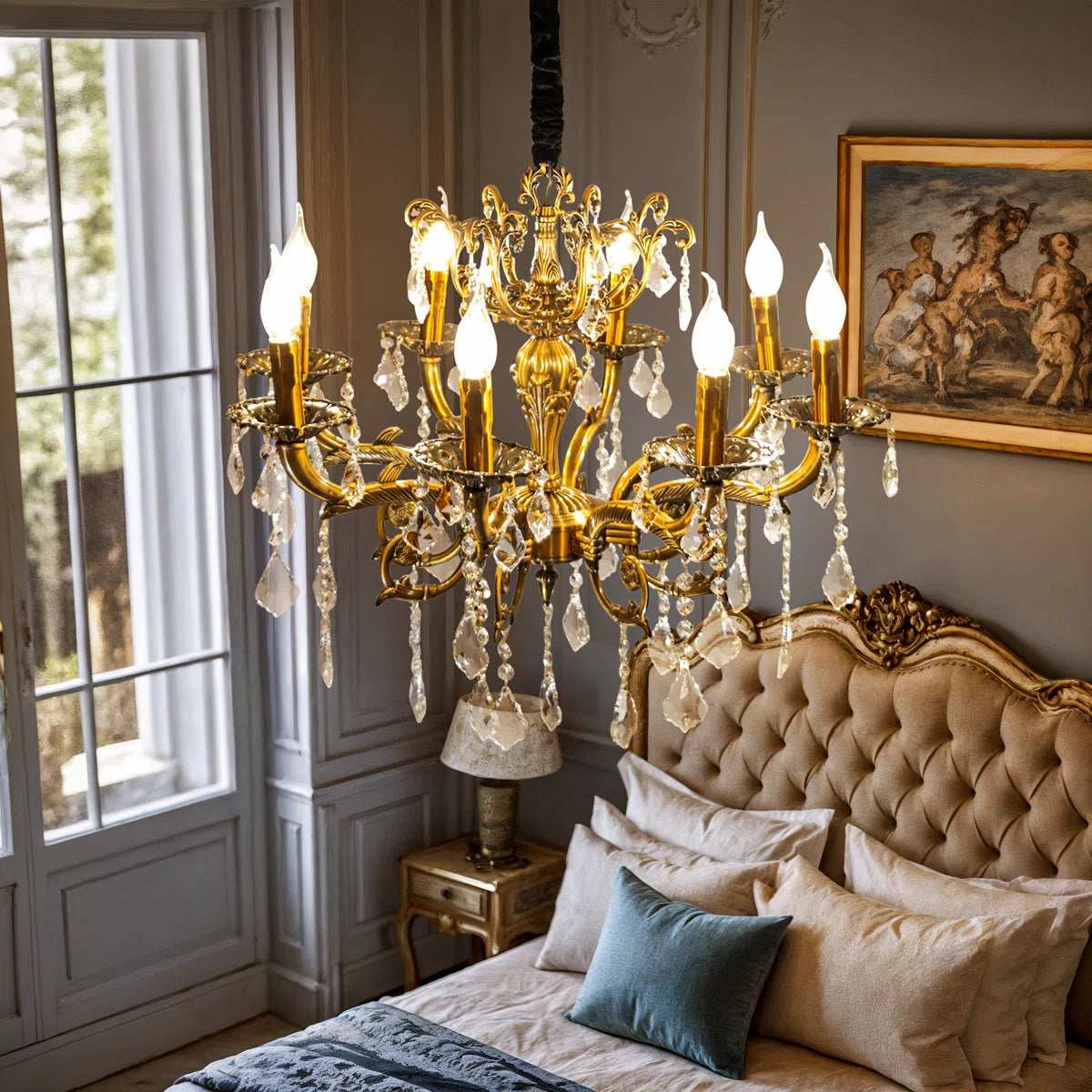8 Lights Chandelier