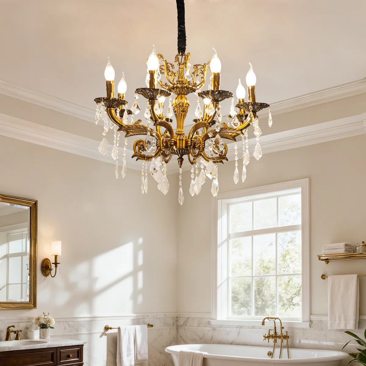 8 Lights Chandelier