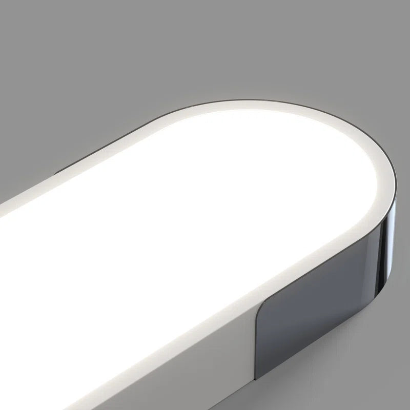Cherron 1-Light 100cm LED flush mount ceiling light by TheChandelierCo, with a sleek modern design and illuminated surface.