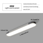 Cherron 1-light 100cm LED flush mount ceiling light by TheChandelierCo, featuring modern design and bright LED illumination.