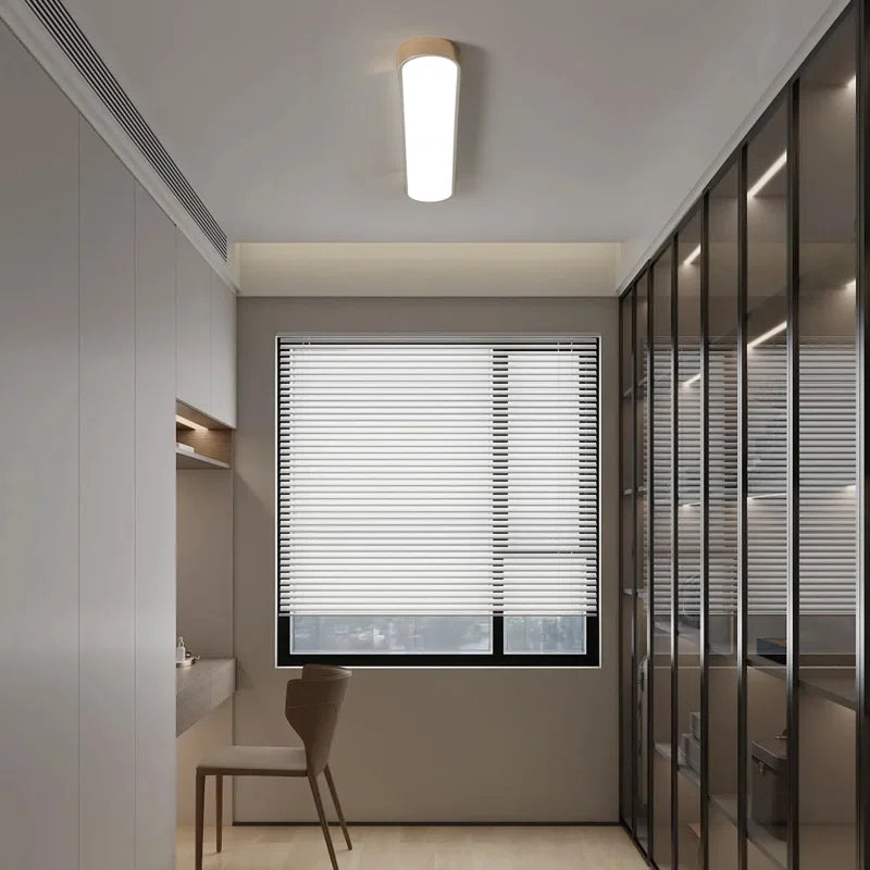 Cherron 1-light 100cm LED flush mount by TheChandelierCo, modern ceiling light fixture with sleek design and bright LED illumination