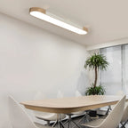 Cherron 1-light 100cm LED flush mount ceiling light by TheChandelierCo, featuring a sleek modern design with a circular shape and ambient lighting.