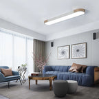 Cherron 1-light 100cm LED flush mount ceiling light by TheChandelierCo, sleek design with bright LED illumination.