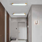 Cherron 1-light 70cm LED flush mount ceiling light by TheChandelierCo, featuring a sleek modern design with a round shape.