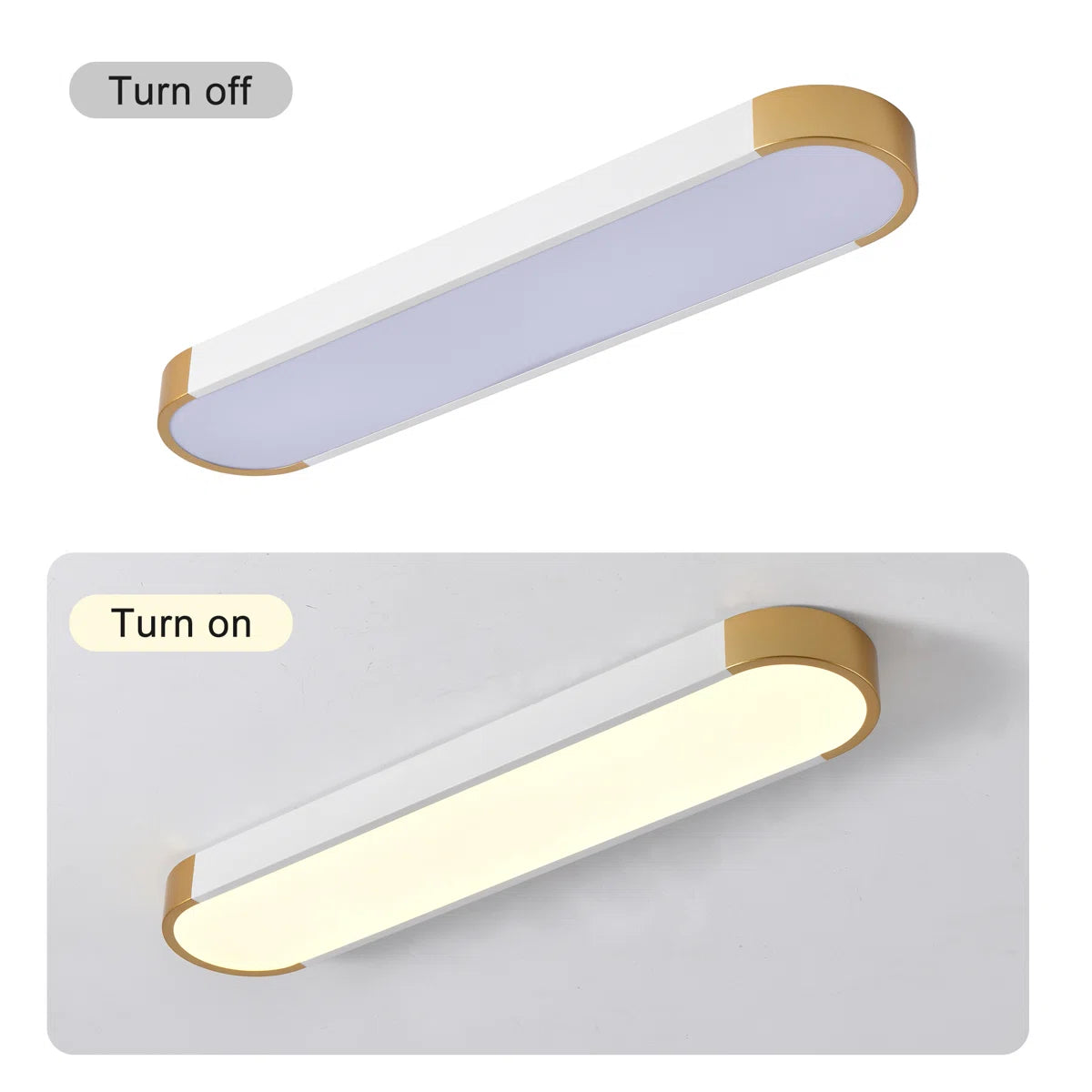 Cherron 1-light 70cm LED flush mount ceiling light by TheChandelierCo, featuring a sleek circular design and modern LED illumination.
