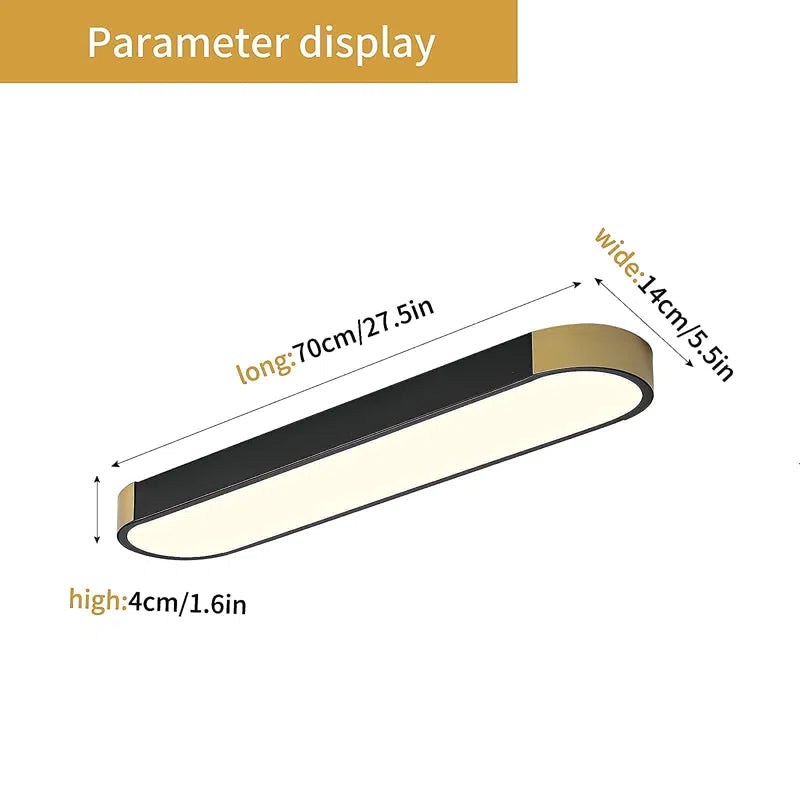 Cherron 1-light 70cm LED flush mount ceiling light in a sleek modern design, featuring a round white fixture and warm illumination.