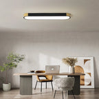 Cherron 1-light 70cm LED flush mount ceiling light by TheChandelierCo, featuring a sleek modern design and white finish.