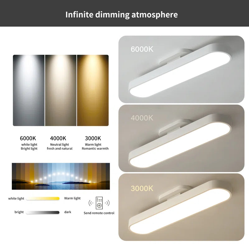 Cherron acrylic LED semi-flush mount ceiling light by TheChandelierCo, featuring a modern semi-flush design with acrylic accents.