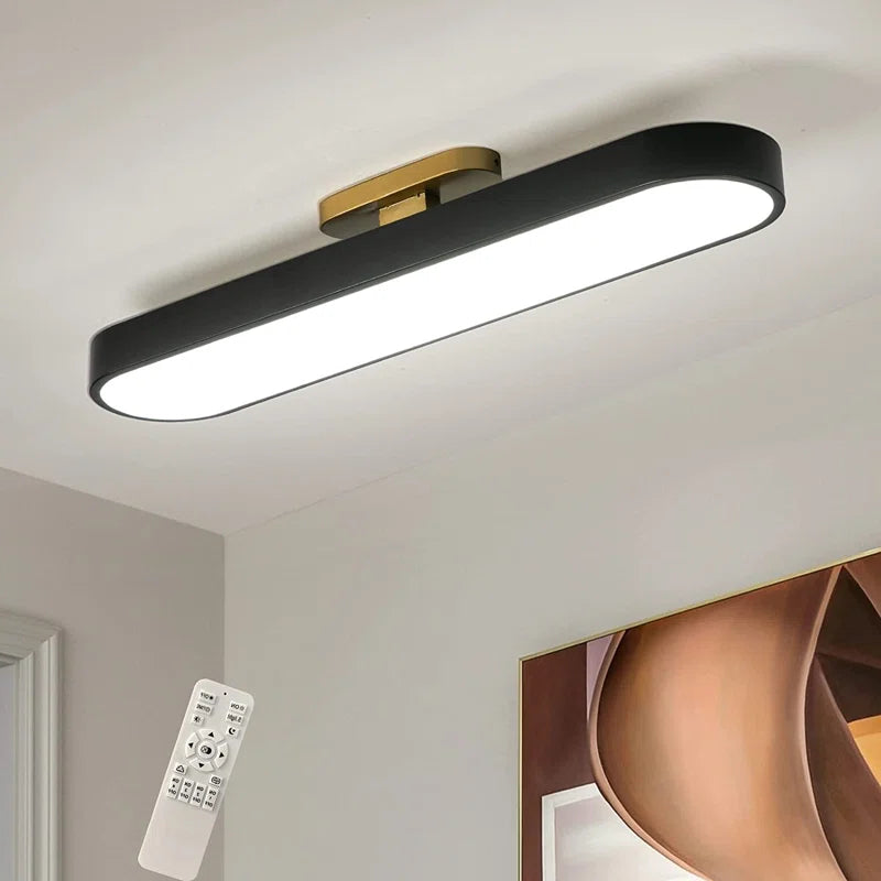 Cherron acrylic LED semi-flush mount ceiling light by TheChandelierCo with modern design and soft white illumination.