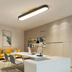 Cherron acrylic LED semi-flush mount ceiling light by TheChandelierCo with modern design and clear acrylic shade.