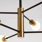 Cobina 6 Light Sputnik Chandelier by TheChandelierCo with a modern design and multiple exposed bulbs on a sleek metal frame.