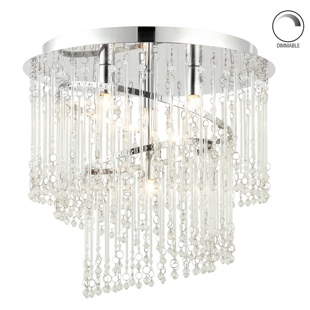 4 Light Ceiling flush light 35cm Diameter