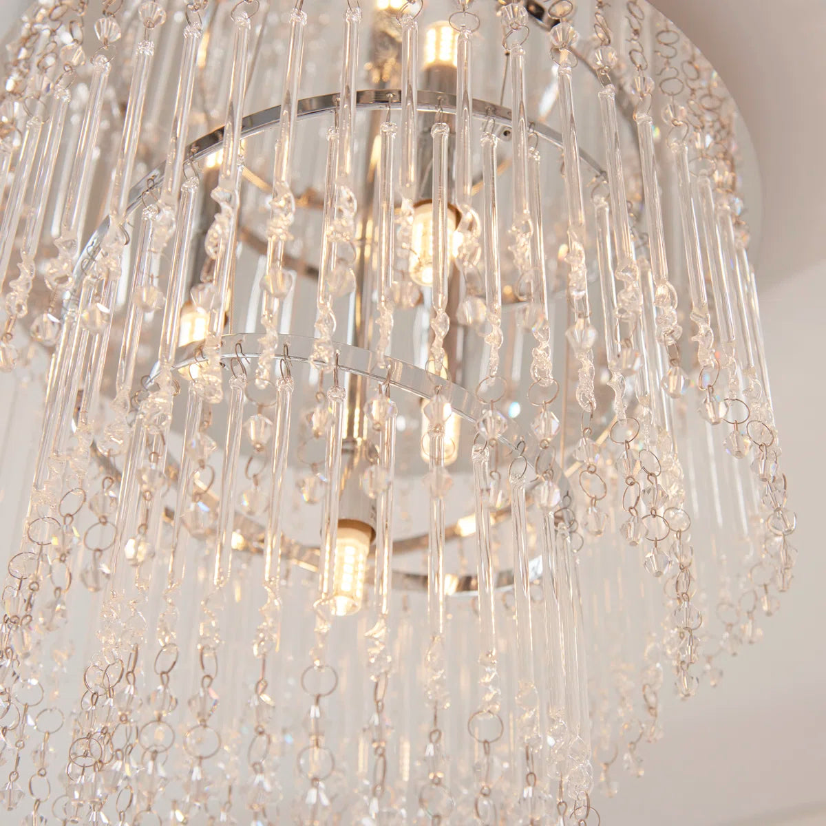 4 Light Ceiling flush light 35cm Diameter