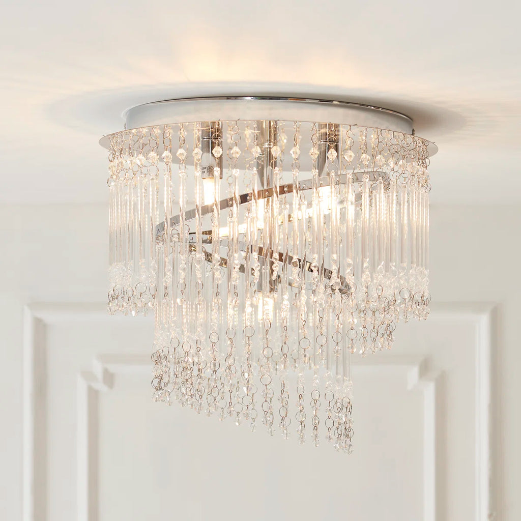 4 Light Ceiling flush light 35cm Diameter