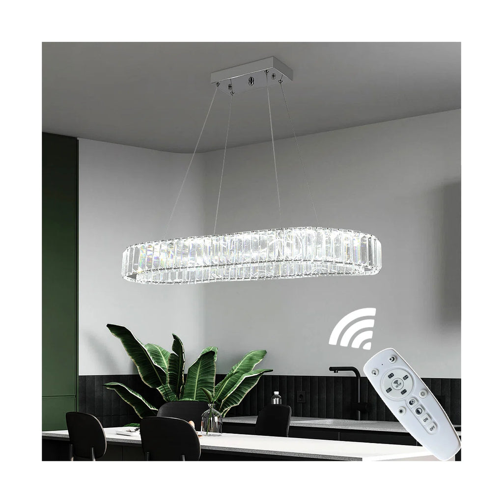 1 - Light Crystal LED Chandelier