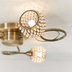 3-Light 39cm Semi Flush Mount