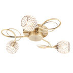 3-Light 39cm Semi Flush Mount