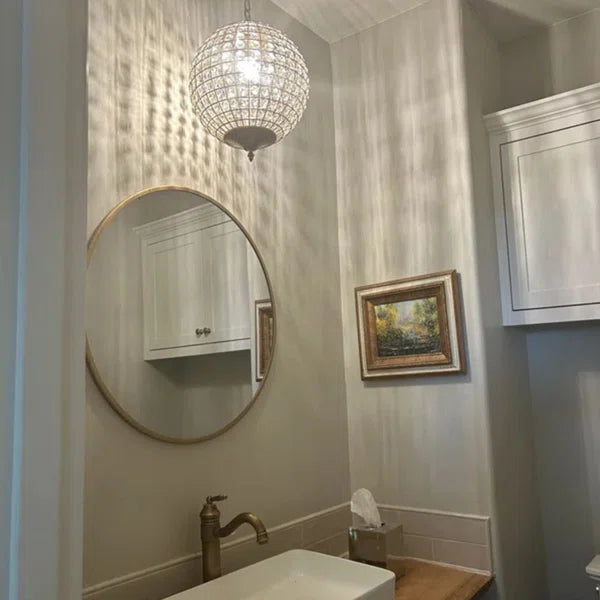 Crystal Globe Chandelier Orb Pendant Light
