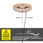 Dandelion 12-light Sputnik crystal chandelier by TheChandelierCo, starburst sunburst ceiling lighting with hanging crystal accents.