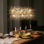 Light Dandelion Starburst ceiling pendant by TheChandelierCo, featuring a sunburst design perfect for kitchen island lighting.