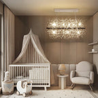 Light Dandelion Starburst ceiling pendant from TheChandelierCo, ideal for kitchen island lighting with a sunburst design.
