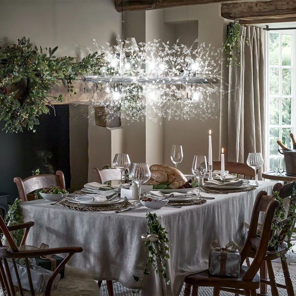 Light Dandelion Starburst Sunburst ceiling pendant light from TheChandelierCo, ideal for kitchen island or modern interior lighting.