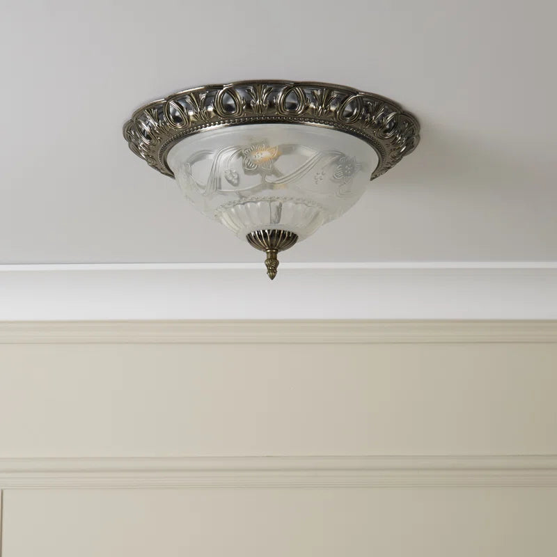 Glass Flush Mount
