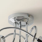 Glass Semi Flush Mount