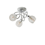 Glass Semi Flush Mount