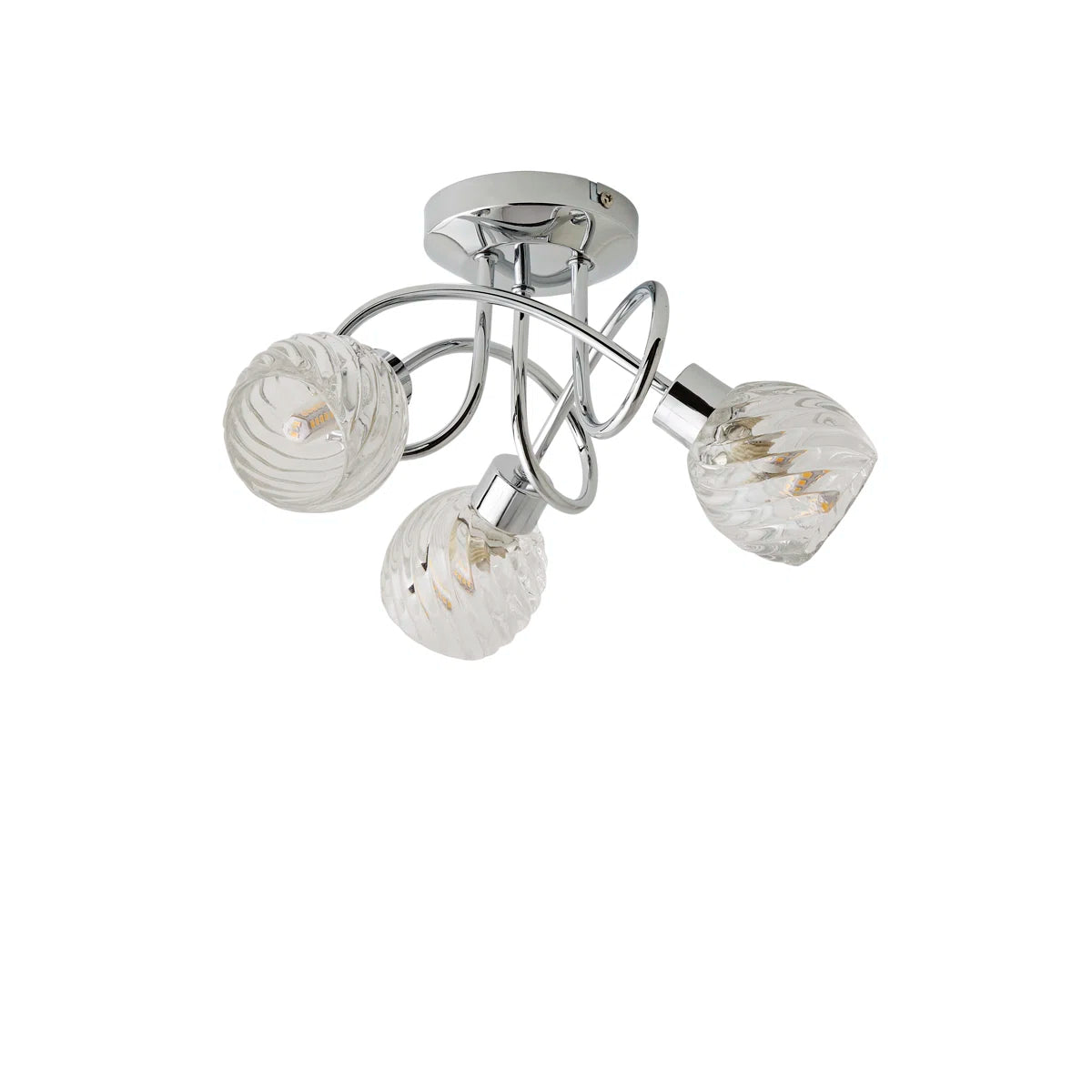 Glass Semi Flush Mount