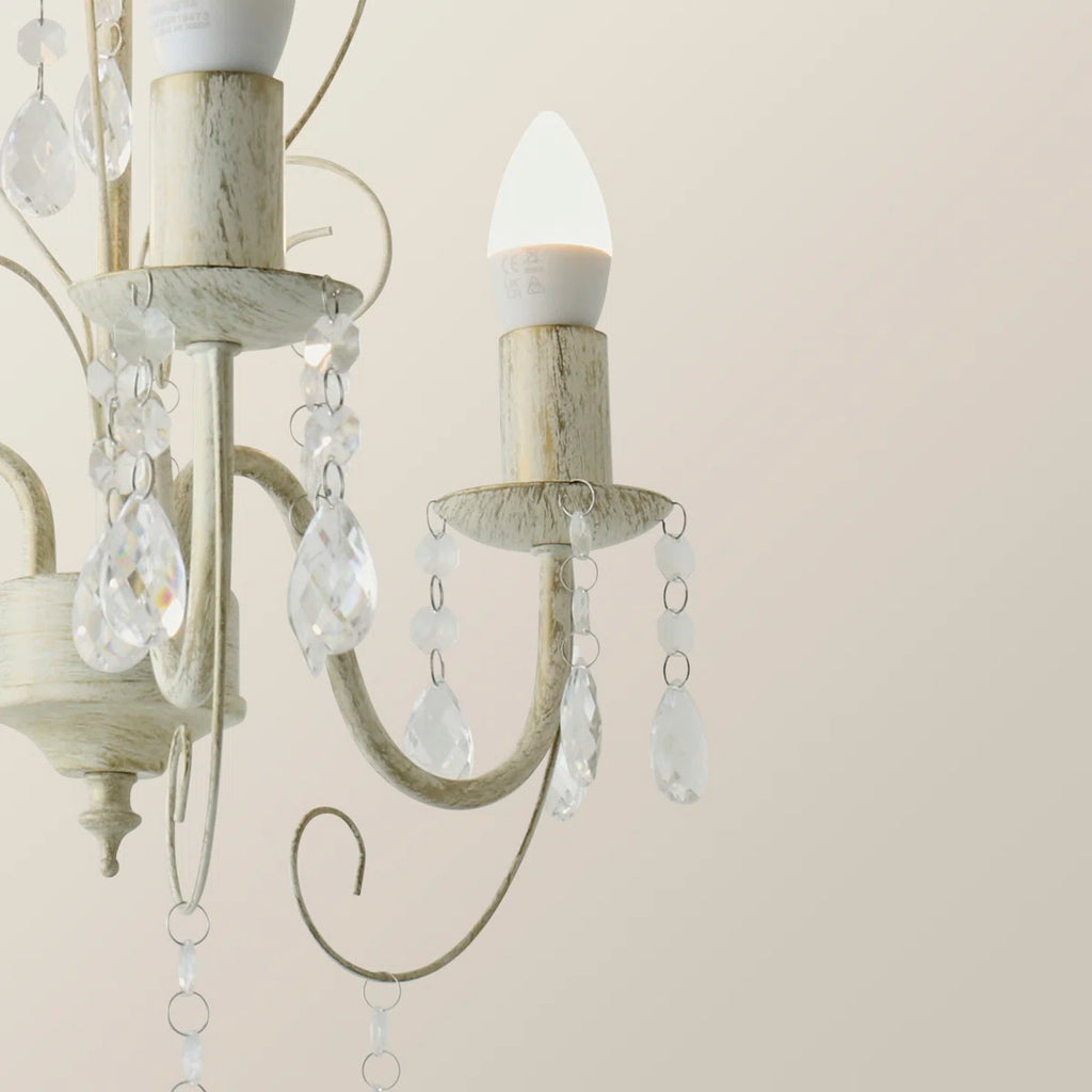 3 - Light Candle Style Chandelier