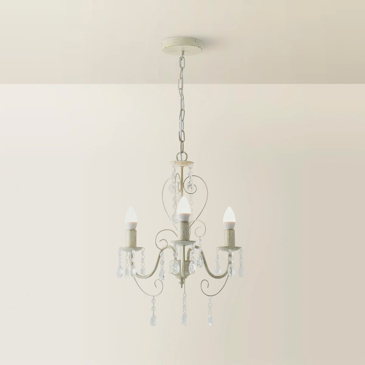 3 - Light Candle Style Chandelier